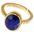 Natural Blue Sapphire Stone With Panchdhatu Adjustable Ring
