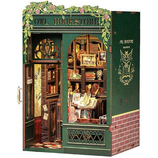 Owl Bookstore - beautifully detailed DIY Kit (with lights)