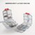 (Pack of 1) Travel Medicine Pill Box Mini Pocket Daily Pharmacy Container, Portable Pill Organizer Kit