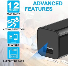 4K Spy Charger Camera - Hidden Surveillance with Motion Detection