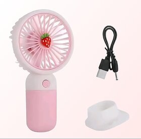 Charkee USB FanAssorted Pack of 1 Rechargeable Mini Portable Handal Fan