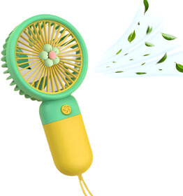Charkee USB FanAssorted Pack of 1 Rechargeable Mini Portable Handal Fan