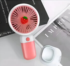 Charkee USB FanAssorted Pack of 1 Rechargeable Mini Portable Hand Fan