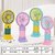 Charkee USB FanAssorted Pack of 1 Rechargeable Mini Portable Hand Fan