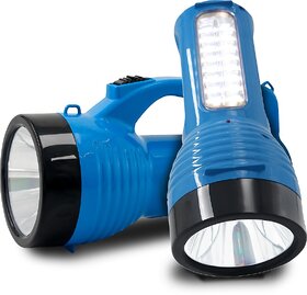 Charkee 30W High Flash Led torch Plastic Body Rechargeable Tourch (Multicolor)