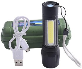 Charkee 3W Portable Lithium Ion Battery 2Led Emergency Light Rechargeable (Pack Of 1)