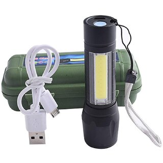 Charkee 3W Portable Lithium Ion Battery 2Led Emergency Light Rechargeable (Pack Of 1)