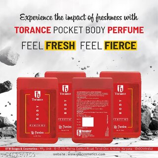 Buy Torance Body Pocket Purfame 18 ML Long-Lasting Fragrance Fresh Body Spray for Men Women pack of 4 Online @ ₹399 from ShopClues