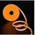 Charkee Neon Rope Light Silicon DC Light in striking orange (Neon Orange)