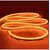 Charkee Neon Rope Light Silicon DC Light in striking orange (Neon Orange)