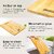 IMECO Bamboo Chopping Board, Durable Multipurpose Chopping Board for Kitchen, Ideal for Fruits Vegetable Cheese (33 x 23