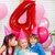 Party Bird Solid Red Number 4/ Four Foil Toy Balloons 32 Inch Birthday Party  Anniversary Decoration for Girls/ Boys