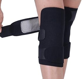 Adjustable Self-Heating Knee Pads Magnetic Tourmaline Therapy Knee Support Brace Arthritis Joint Pain Relief Belt with B