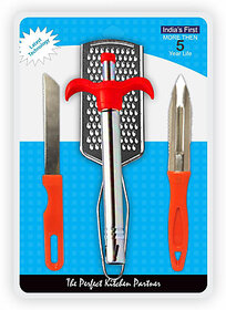 Stainless Steel 4-in-1 Kitchen Gas Lighter  Multi-Purpose Lighter for Home & Restaurant Use