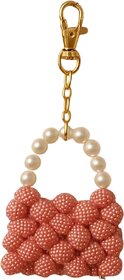 Techiefox Beautiful Pearl Bead Key Chain in Purse Shape  Fancy, Durable, and Chic Accessory for Backpacks  Handbags
