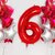 Party Bird Solid Red Number 6/ Six Foil Toy Balloons 32 Inch Birthday Party  Anniversary Decoration for Girls/ Boys