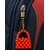 Techiefox Stylish Red Beaded Key Chain  Handcrafted Mini Purse Shape with Durable Gold Metal Ring
