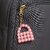 Techiefox Cute Pink Beaded Bag Shape Key Chain with Pearl Accent  Stylish Plastic Beads Keyring for Girls  Women