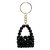 Techiefox Metal Bead Mini Purse Key Chain  Beautiful Handcrafted Key Ring Accessory with Premium Shine and Style