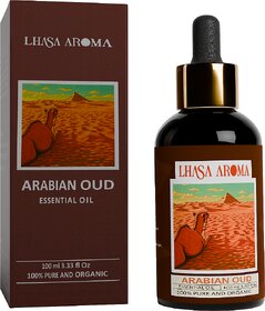Lhasa Aroma Arabian Oud Essential Oil  100 Pure  Natural  Luxury Aromatherapy Oil for Soothing  Relaxation (100ml)