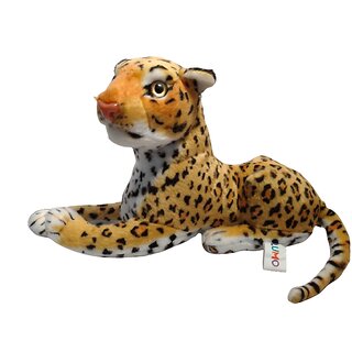 Leopard Soft Toy for Kids  Plush Jungle Animal Stuffed Cheetah Doll  Cute  Huggable Gift