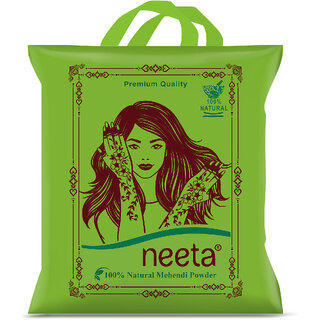 Neeta 100 Natural Henna Powder For Hair Colour, Pure Mehendi Powder 1000gm,Natural Brown