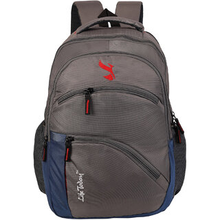 Life Today Large 38 L Laptop Backpack 15.6 Inch Laptop Backpack Grey Blue bags(Grey, Blue)