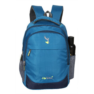 Life Today Medium 25 L Backpack 15.6 Inch Laptop Backpack 25 LTR Bag for School, College and Office Bags(Black)