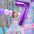 Party Bird Solid Purple Number 7/Seven Foil Toy Balloons 32 Inch Birthday Party  Anniversary Decoration for Girls/ Boys