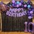 Party Bird Solid Purple Number 0 Zero Foil Toy Balloons 32 Inch Birthday Party  Anniversary Decoration for Girls/ Boys