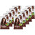 Nisha Henna Based Hair Colour for Women & Men - Dark Brown, 10g Each (Pack of 10) | 100% Pure Henna-Based Powder