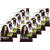 Nisha Henna Based Hair Colour for Women & Men Original Black, 25g Each (Pack of 10) | 100% Pure Henna-Based Powder