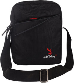 Life Today Black Men & Women Sling Bag - Medium Men Sling Bag