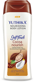 Yuthika Soft Touch Cocoa Body Lotion for Women  Men, Hydrating Moisturizer Suitable for Dry Skin, (300ml)