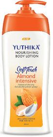 Yuthika Almond Soft Touch Body Lotion for Women Men, Hydrating Moisturizer (500ml)