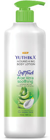 Yuthika Aloe Vera Soft Touch Body Lotion for Women  Men,Moisturizer for Soft, Smooth Skin (1000ml)