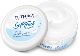 Yuthika Naturals Soft Touch Light Moisturizer Cream for Deep Nourishment (300g)