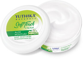 Yuthika Naturals Aloe Moisturizer Cream Non-Sticky, Deep Nourishment (300ml)