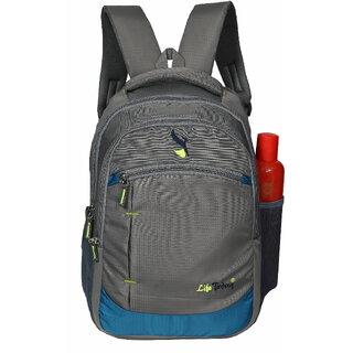 Life Today Medium 25 L Laptop Backpack Large 25 L Laptop Backpack Office/College/School/Travel(Grey)