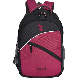 Life Today Large 33 L Laptop Backpack Laptop Bags for Men and Women(Pink)