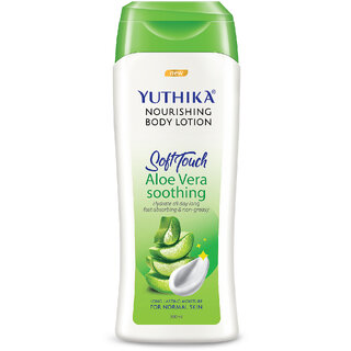 Yuthika Aloe Vera Soft Touch Body Lotion for Women  Men,Moisturizer for Soft, Smooth Skin (300ml)
