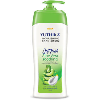 Yuthika Aloe Vera Soft Touch Body Lotion for Women  Men,Moisturizer for Soft, Smooth Skin (500ml)
