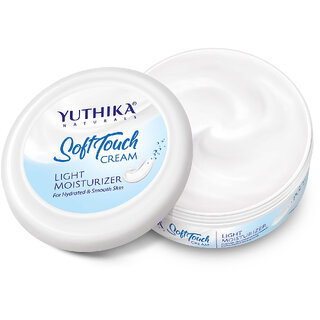 Yuthika Naturals Soft Touch Light Moisturizer Cream for Deep Nourishment (100g)