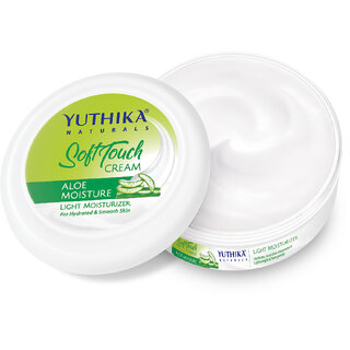 Yuthika Naturals Aloe Moisturizer Cream Non-Sticky, Deep Nourishment (100ml)