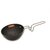 i WARE KkitchenCare Hard Anodised Tadka Pan/Spice Heating Pan (Black), Stainless Steel Wire Tong Pakkad/Utensil Holder,