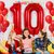 Red Foil Number Balloons 1st  32 Inch Helium Supported Birthday Decoration Balloons for Kids, Anniversary, Party, Baby
