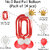 Red 0 Number Foil Balloon with Crown  Base Balloons  32 Inch Helium Supported for Birthday, Anniversary, Baby Shower D
