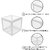 Balloon Box Four White 4 Transparent Balloon Boxes for Party Decoration Birthday baby Kids Party Supplies
