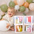 Balloon Box Five White  5 Transparent Boxes for 5th Birthday Decoration