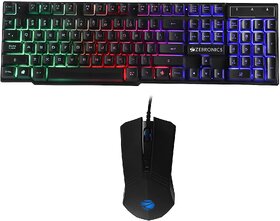 Zebronics Zeb-Fighter Gaming Keyboard and Mouse Combo